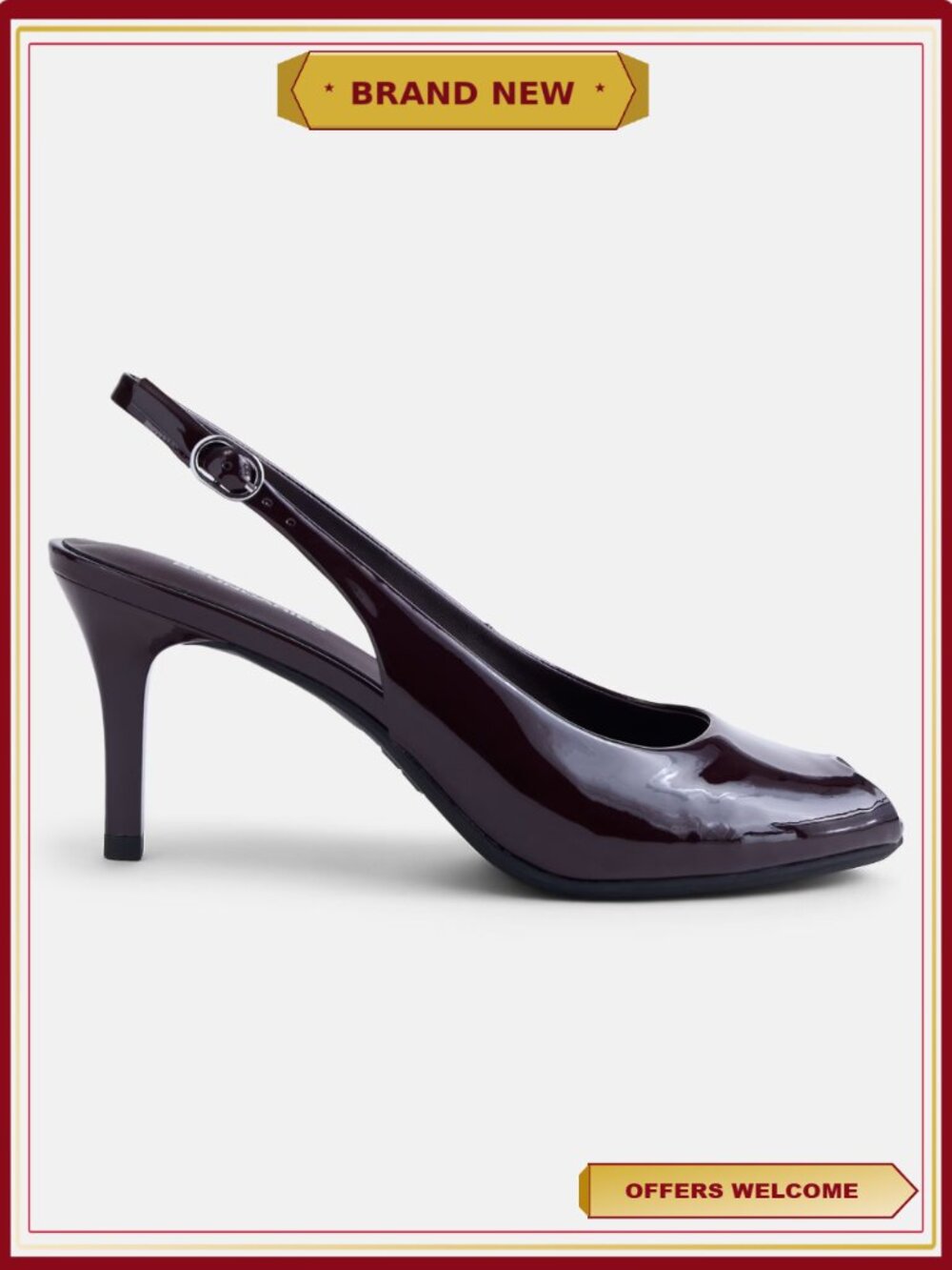 Slingback Peep Toe Heels Women's Party Open Toe